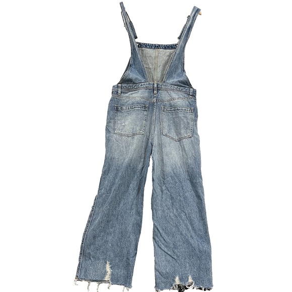 Vintage Anthropologie We The Free Overalls Women 28 Utility Country Farm Cowgirl - Picture 2 of 11